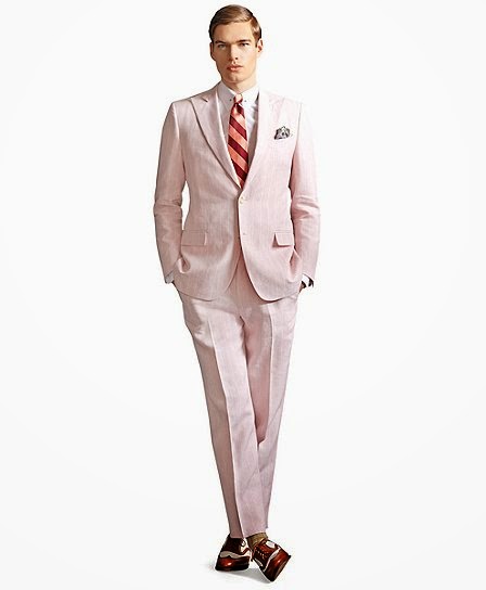 Pink suit Brooks Brothers Absolute Perfection