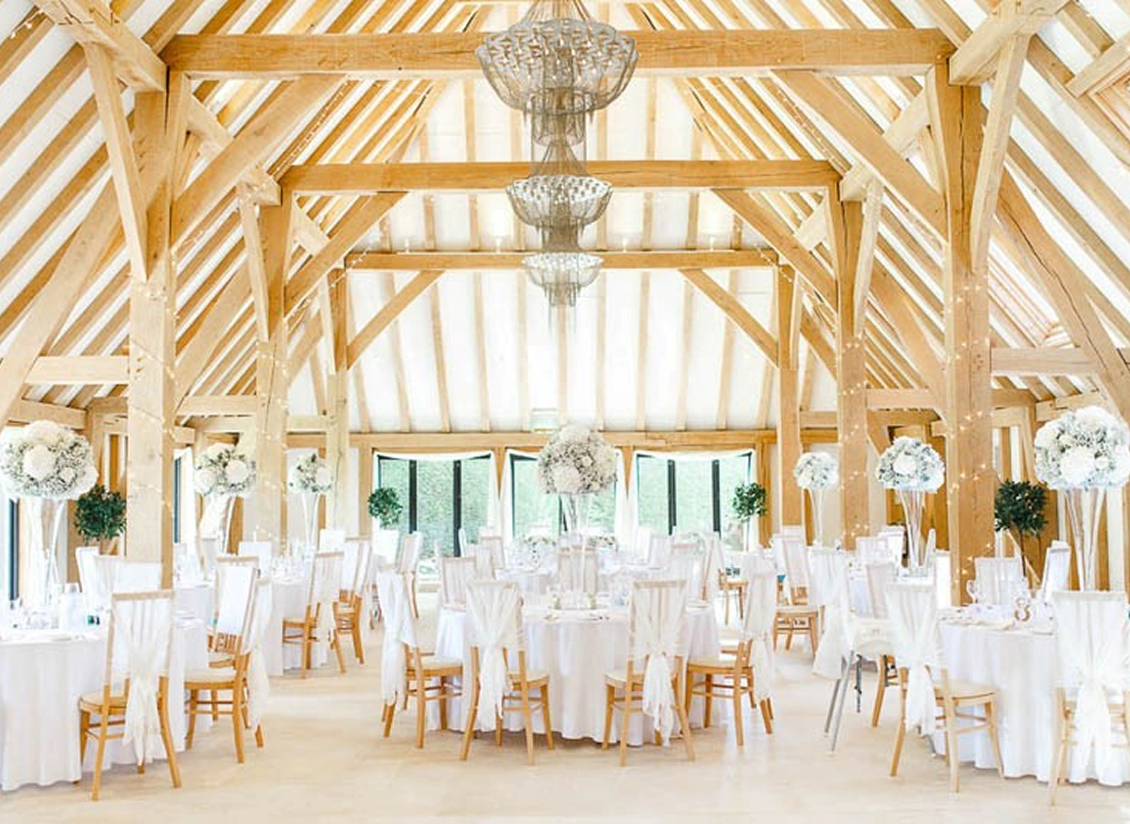 Exquisite barn wedding reception