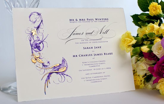 purple 2Bcalligraphy 2Bwedding 2Binvitation 2Bby 2BCurran 2BCalligraphy Absolute Perfection