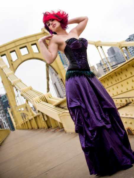 purple 2Bdress 2Bby 2BDeborah 2BLindquist 2BCouture Absolute Perfection