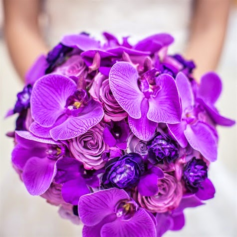 purple 2Borchid 2Bbouquet Absolute Perfection