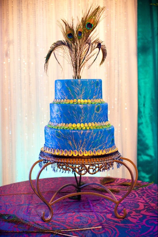 purple 2Bpeacock 2Bfeather 2Bcake 2Bby 2BStephanies 2BBakery Absolute Perfection