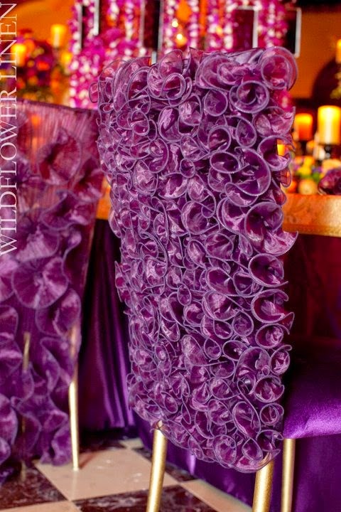 purple 2Bruffle 2Bdesigner 2Bchair 2Bcovers 2Bby 2BWild 2BLinens Absolute Perfection