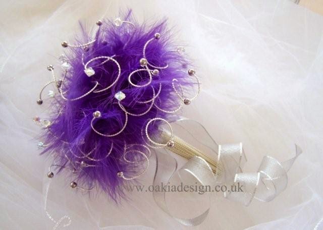 purple 2Bsilver 2Bfeather 2Bbouquet 2Bby 2BOakia 2BDesign Absolute Perfection
