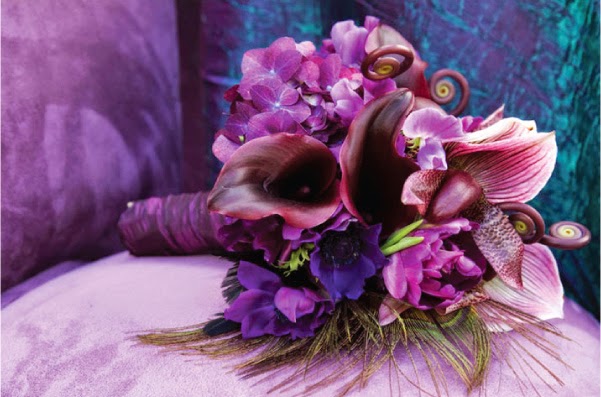purple 2Bweding 2Bbouquet Absolute Perfection