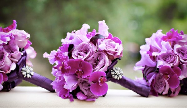 purple wedding bouquet e1457100029962 Absolute Perfection