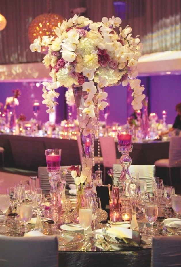 Tall Wedding Centrepieces tall trailing floral centrepiece1 Absolute Perfection