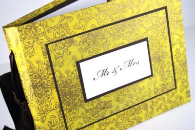 Lemon Yellow Wedding Ideas yellow guest book1 e1441779873786 Absolute Perfection
