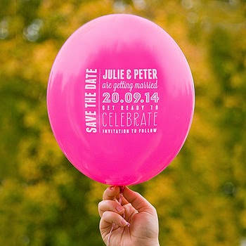 save the date balloon Absolute Perfection