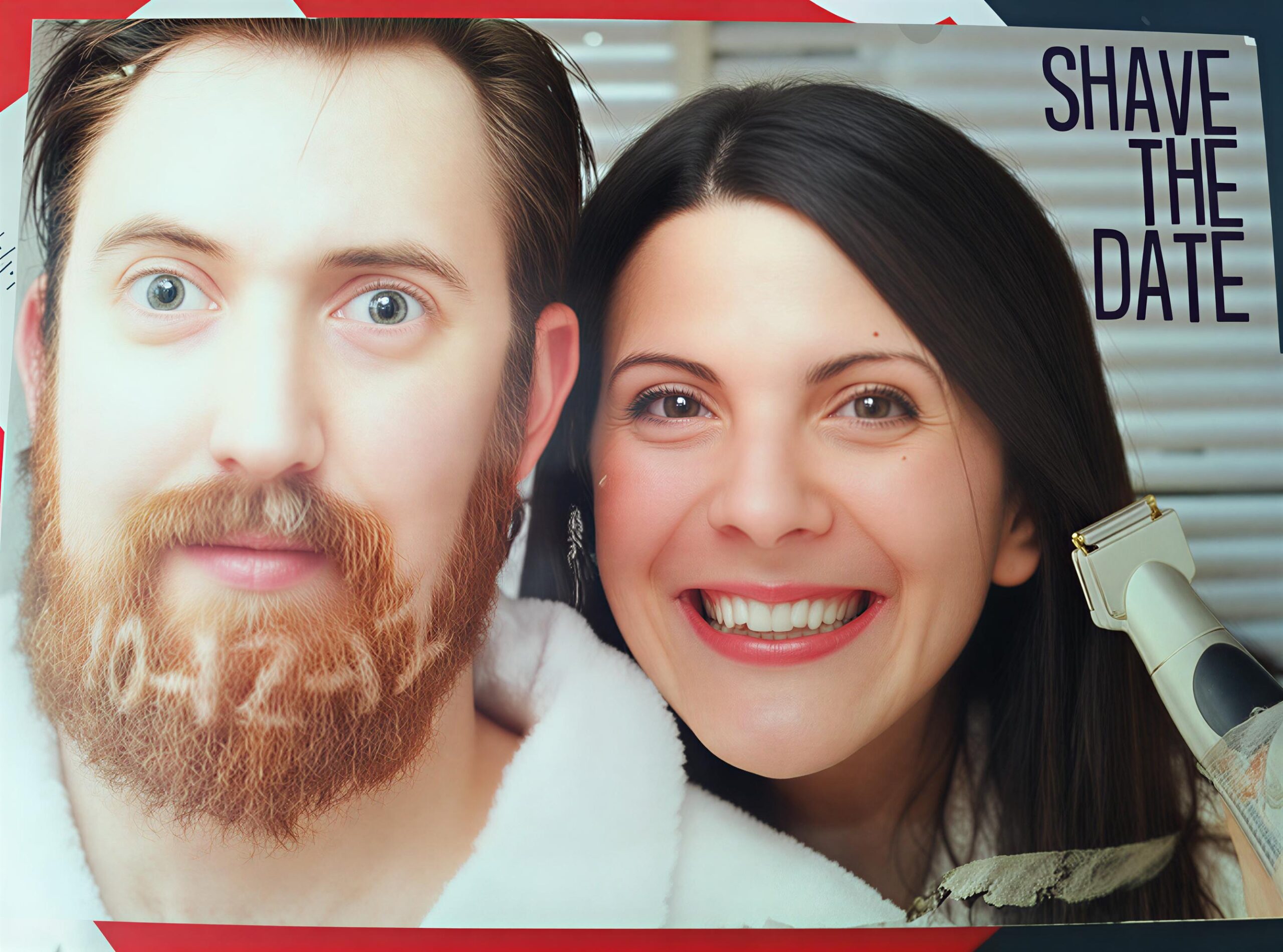Save The Date Ideas - Shave the date!