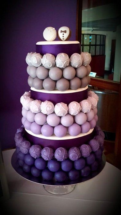 wedding cake balls via CakeBiteDelights Absolute Perfection