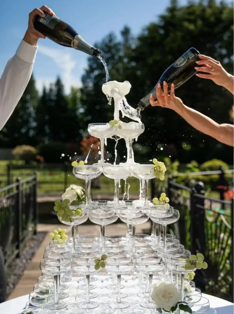 Wedding Trends 2026 - Champagne Tower